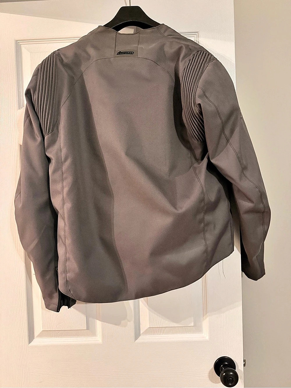 Icon Device Textile Jacket Men's Gray Riding Jacket Size Large - Picture 3 of 6